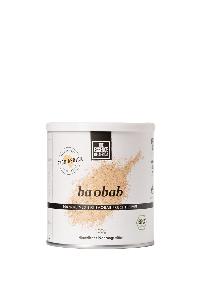 bio baobab-pulver the essence of africa elewa online kaufen
